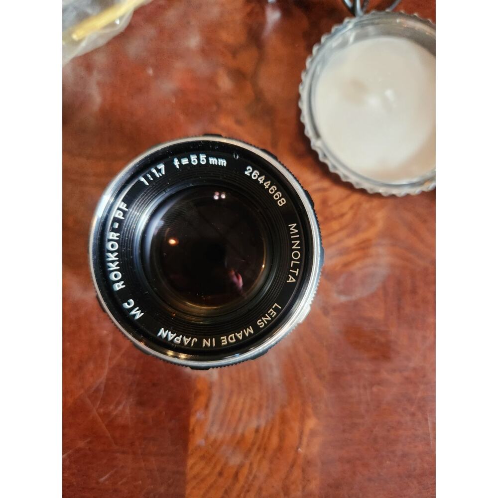Minolta SRT-101 SLR 35mm Vintage Film Camera with Accessories see desc/photos - Picture 11 of 14